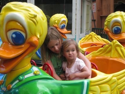 Abbie and Anika Duck Ride1